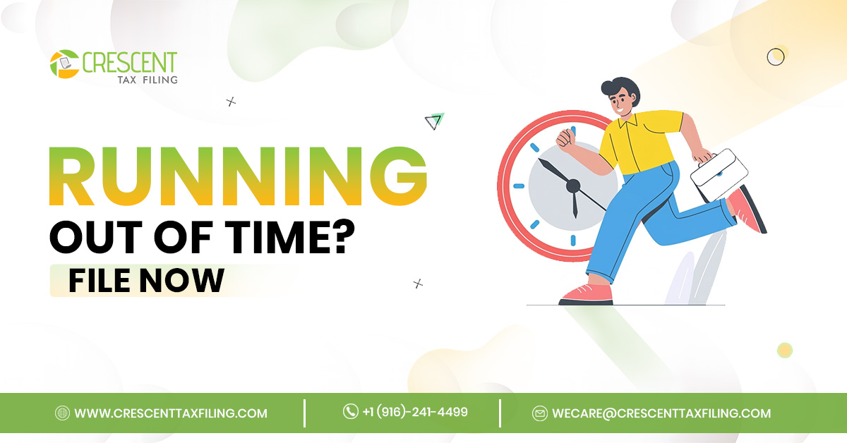 Running out of time for tax filing in USA, Indian professional rushing to file taxes before deadline with expert tax filing services for Indians in USA